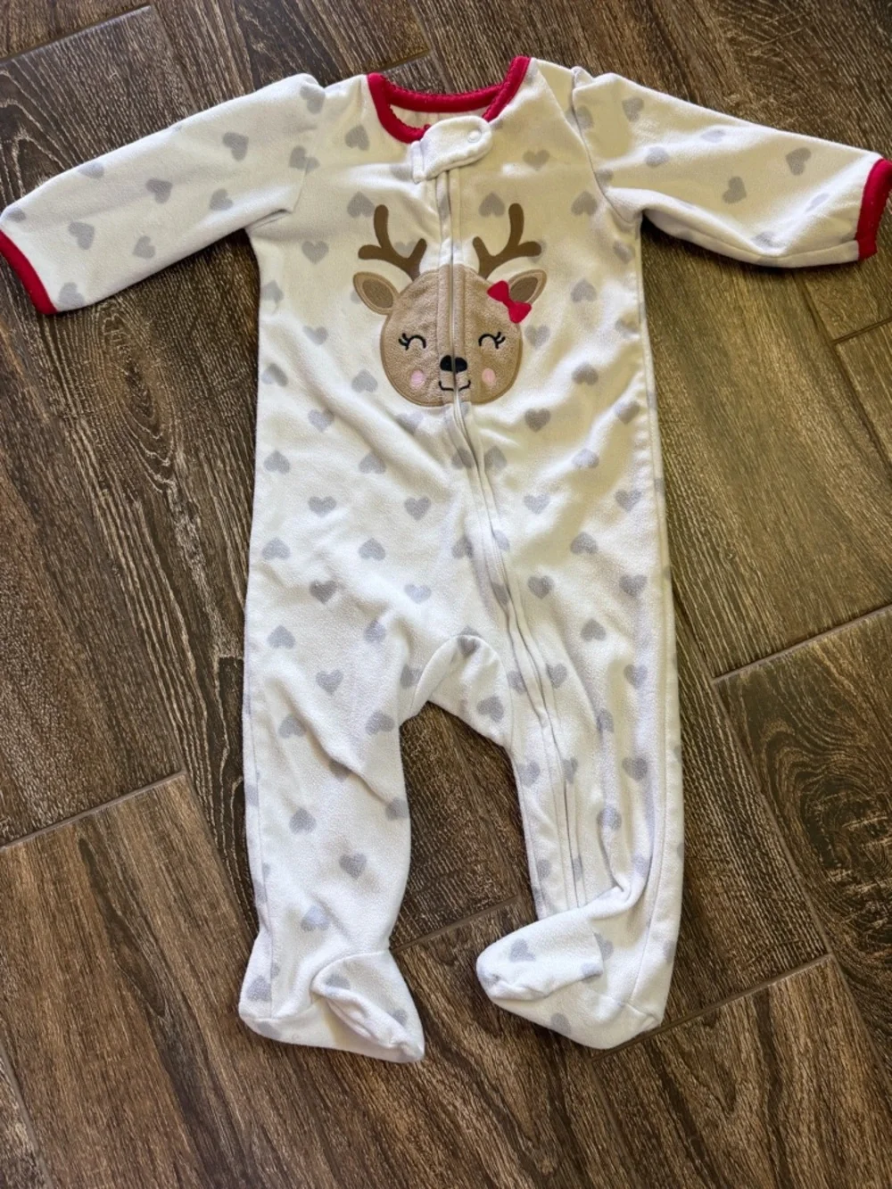 Carter’s Baby Girls' Mixed Printed Footed One-Piece Sleepers.Pink, Mint, Cream.